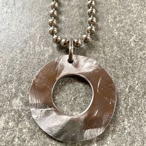90’s Vintage ka-bel ware Pendant and Chain Long
